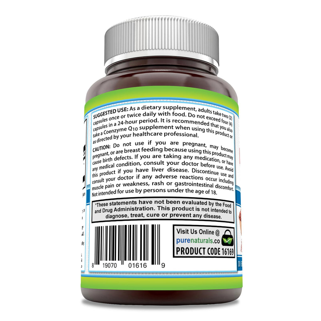 Red Yeast Rice 1200 Mg 240 Capsules Supplement O8224