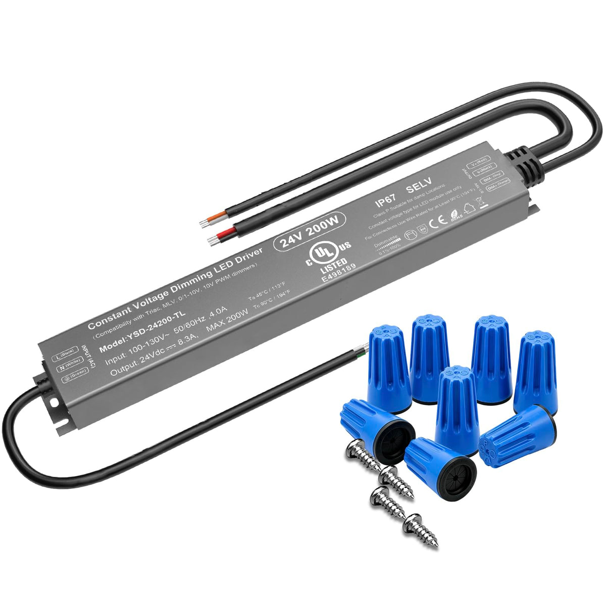 200W 24V Dimmable LED Driver G2680