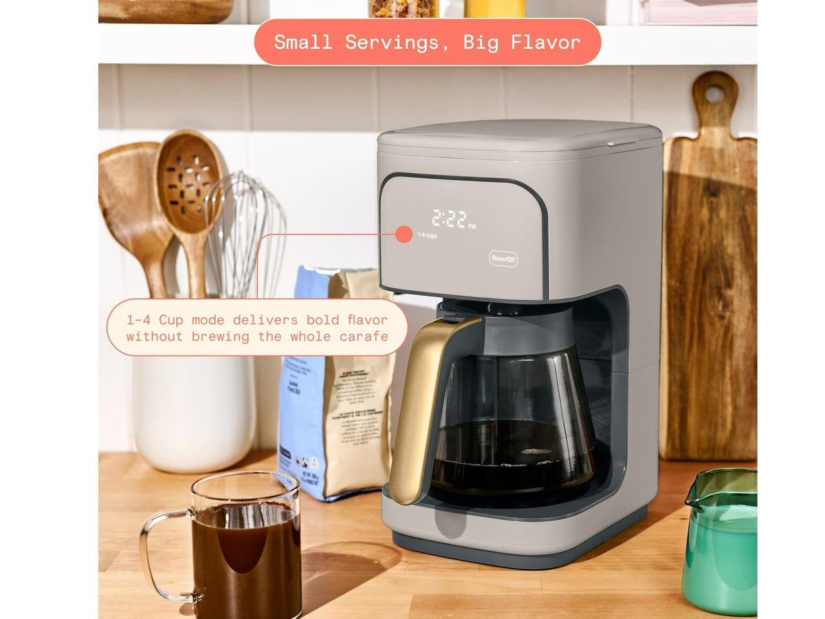 12-Cup Programmable Coffee Maker with Glass Carafe G403023