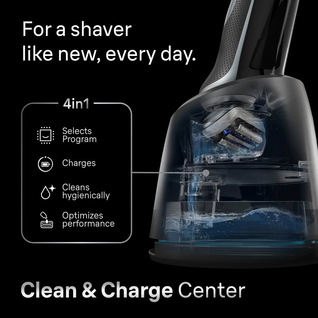 Electric Wet & Dry Foil Shaver with Travel Case B5244