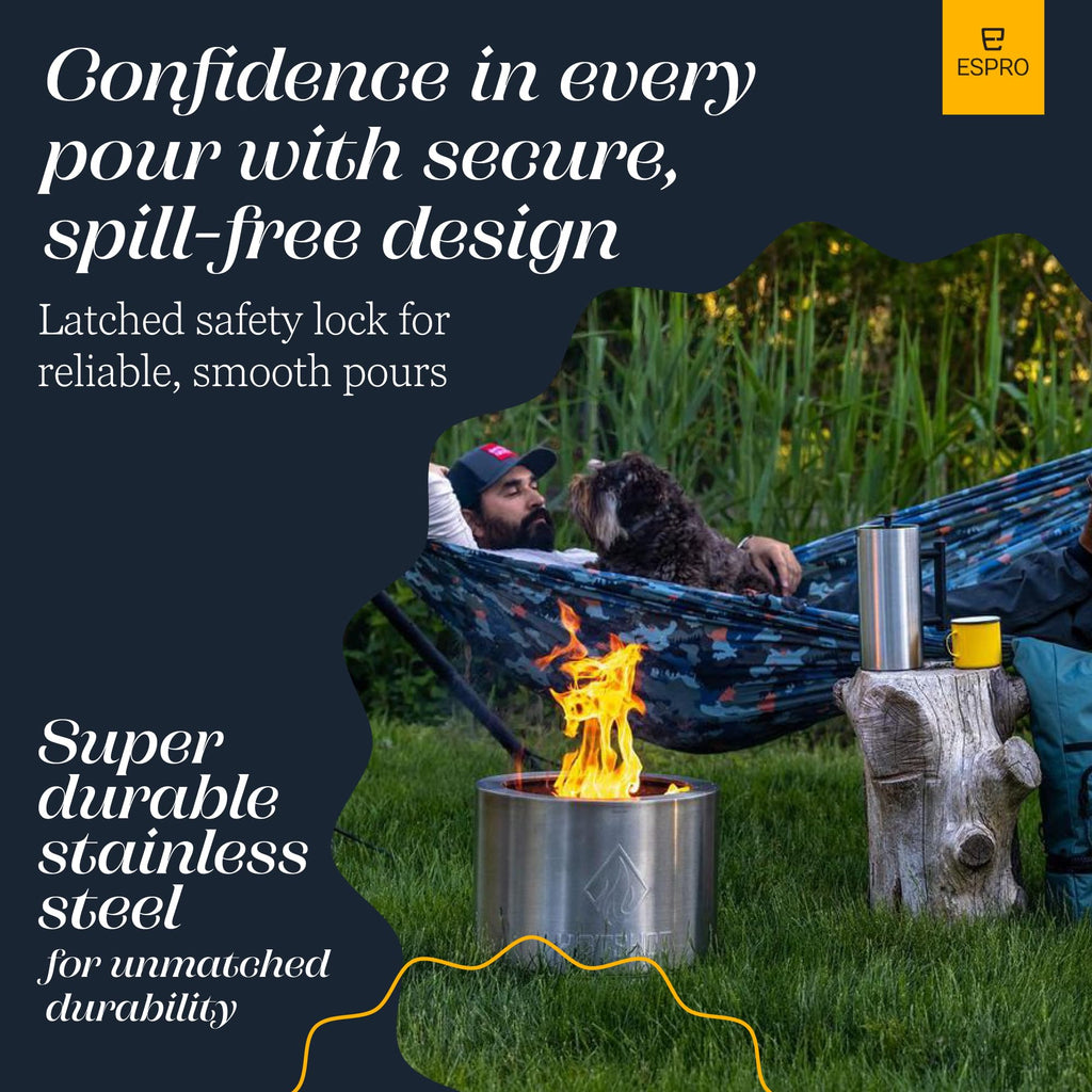 32oz Stainless Steel French Press H2418
