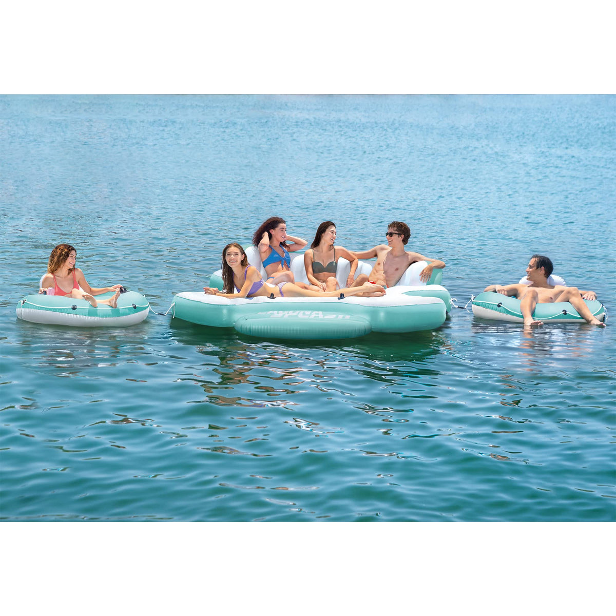 Inflatable Pool Island Raft V61058