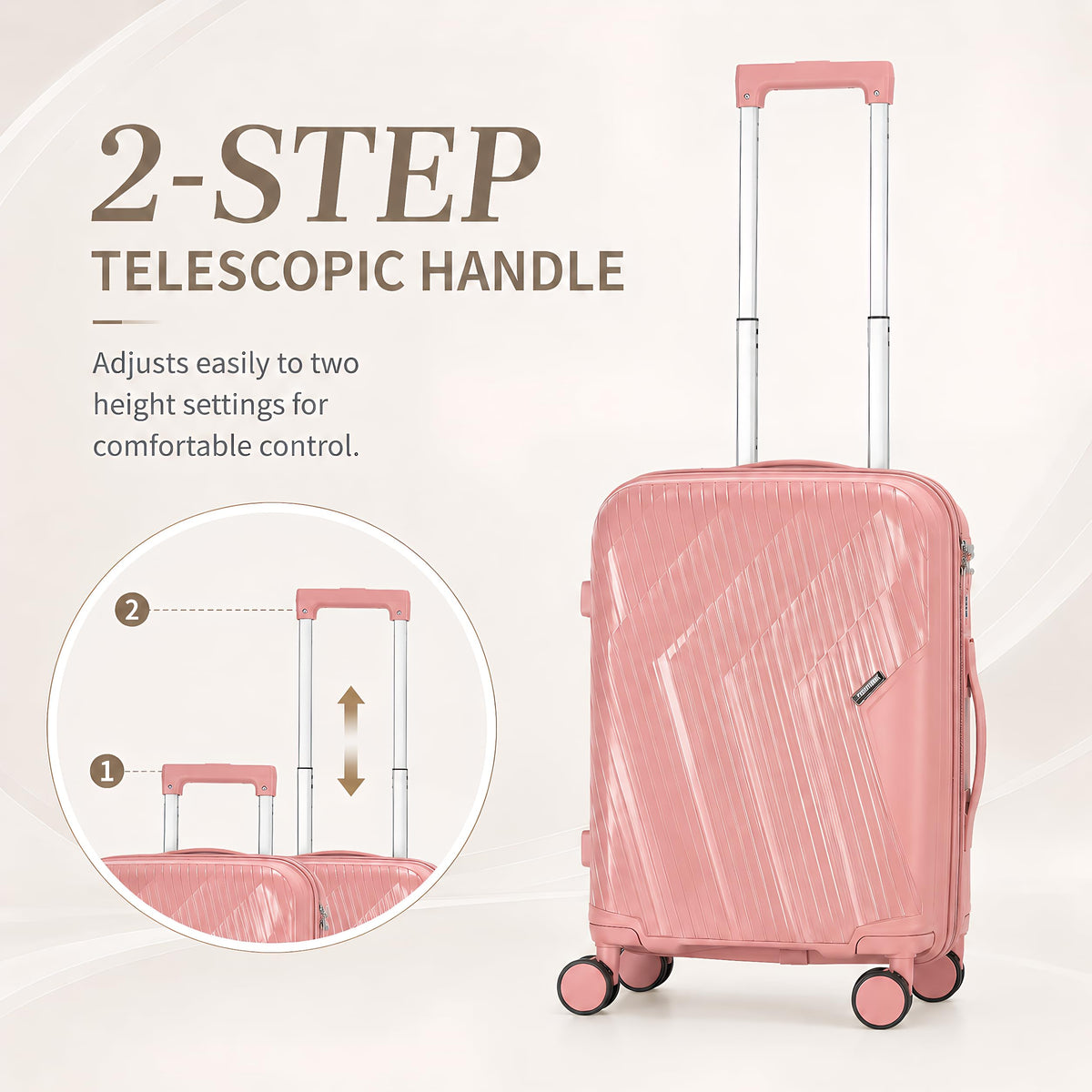20” Carry On Hardside Luggage with TSA Lock T86011