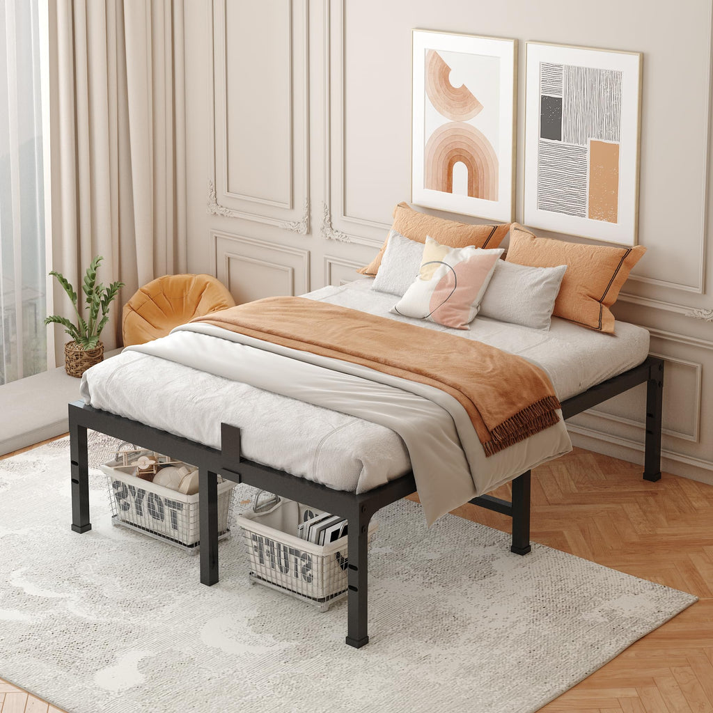 16 Inch Heavy Duty Metal Platform Bed Frame Full Size I310