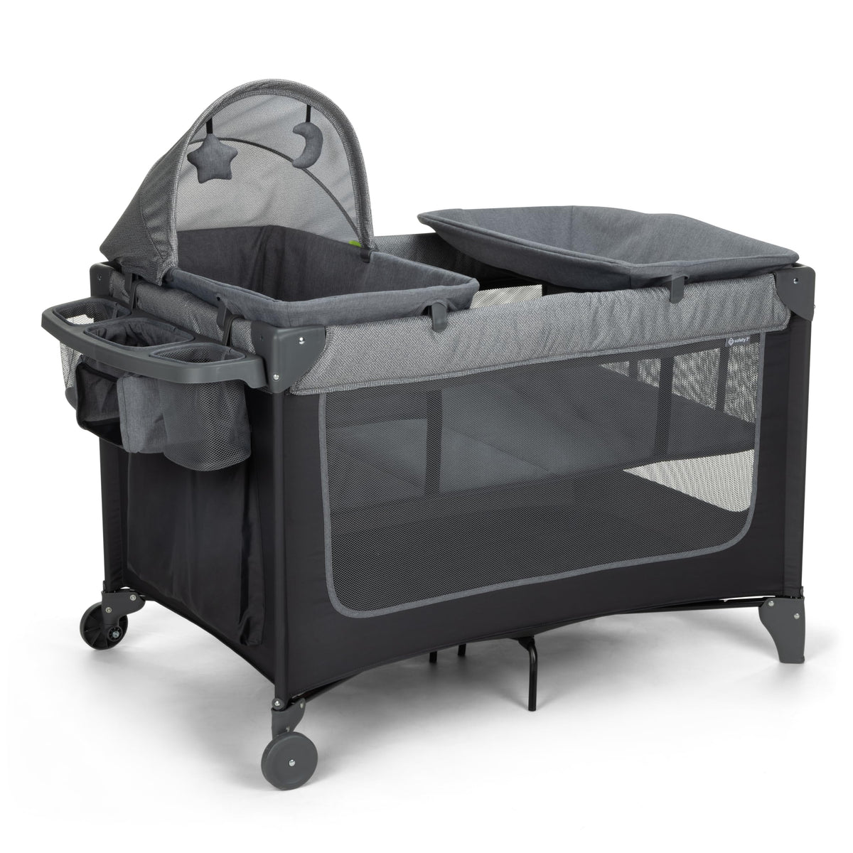 4-in-1 Portable Play Yard with Bassinet and Changer C248062
