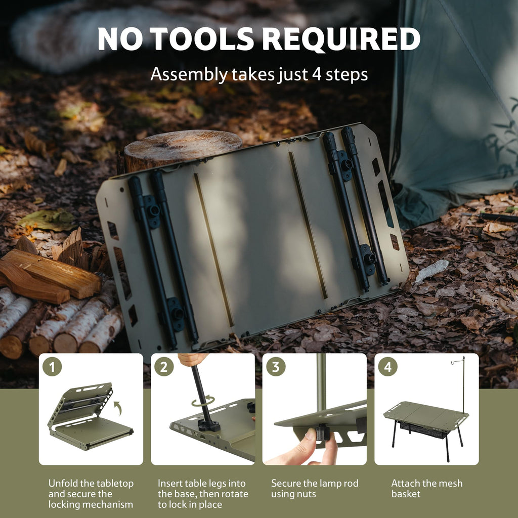 Adjustable Height Camping Table Y26282