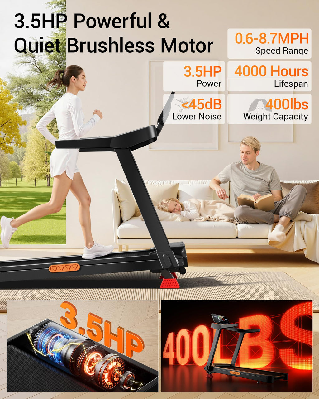 Treadmill with 20% Incline W782798