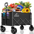 100L Collapsible Wagon Cart with All Terrain Wheels O1641