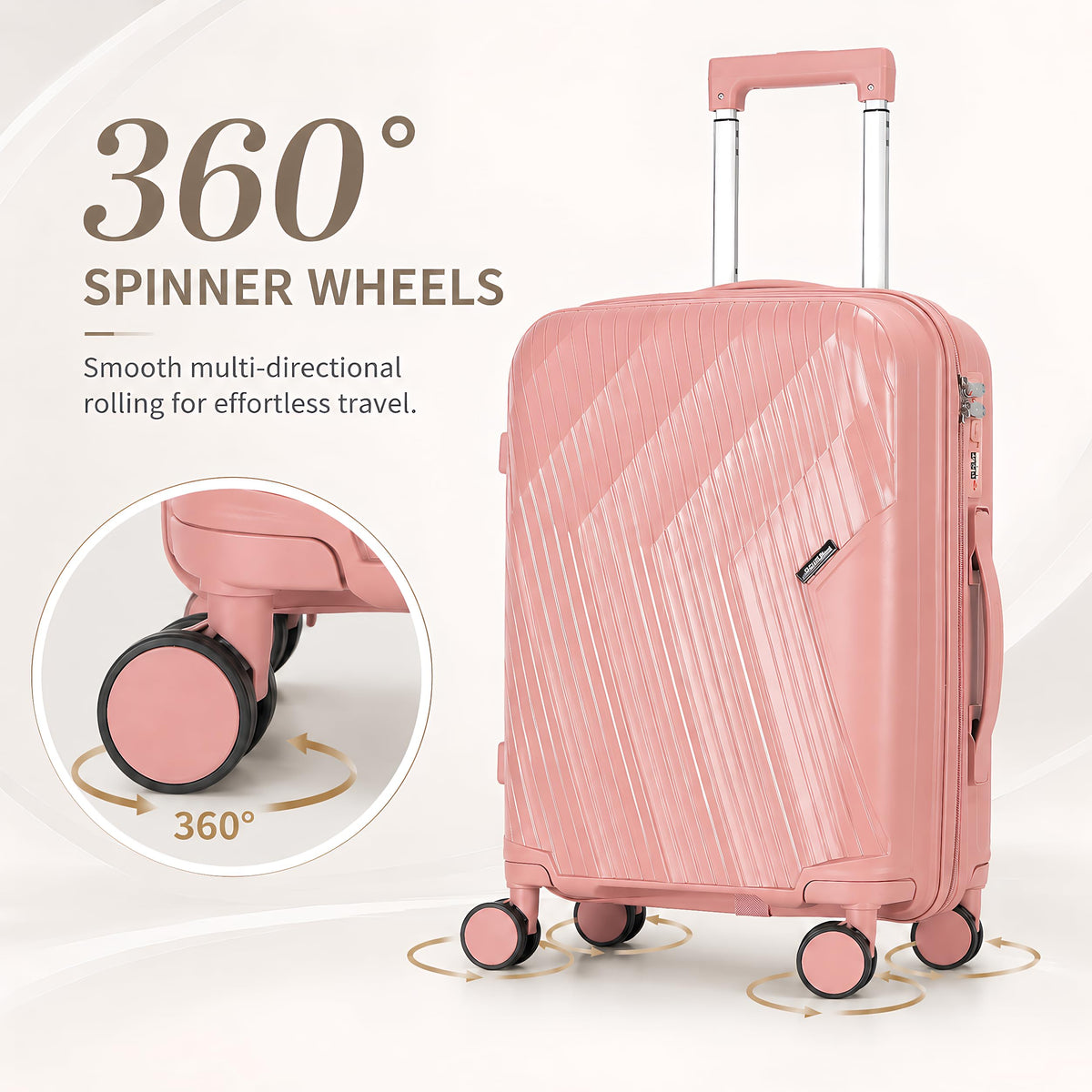 20” Carry On Hardside Luggage with TSA Lock T86011