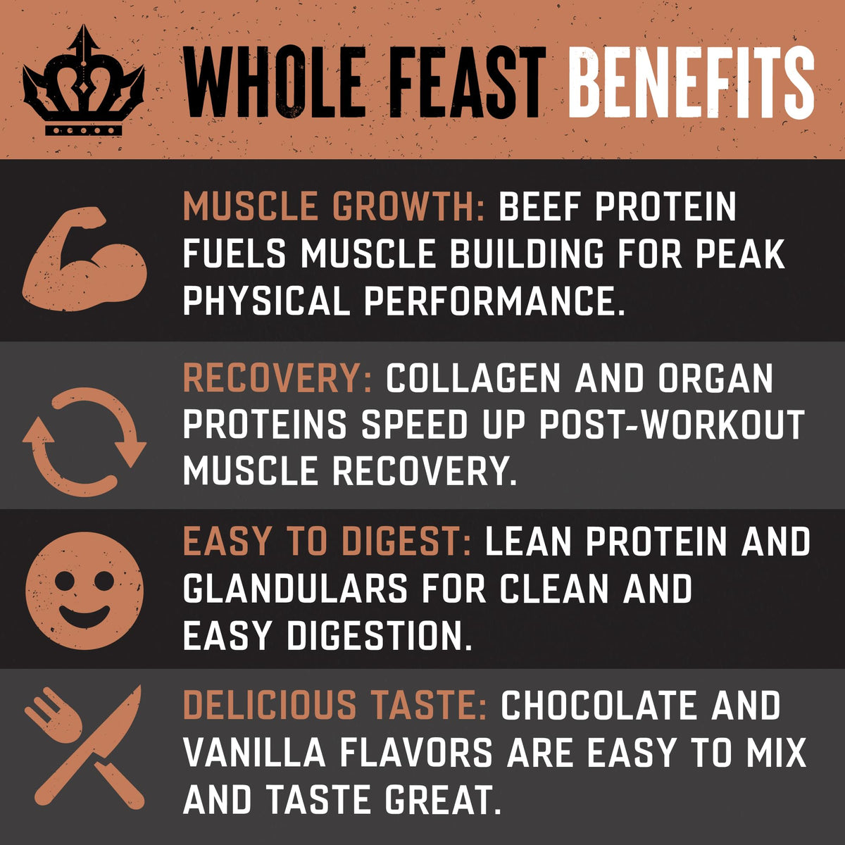 Beef Protein Powder Milk Chocolate 21g Protein N929851
