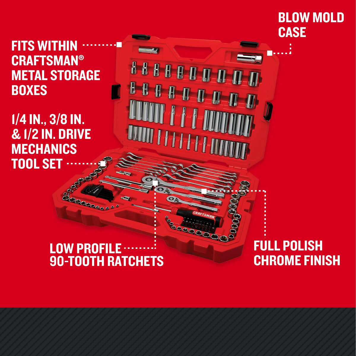 159 Piece Socket Wrench Set V7265
