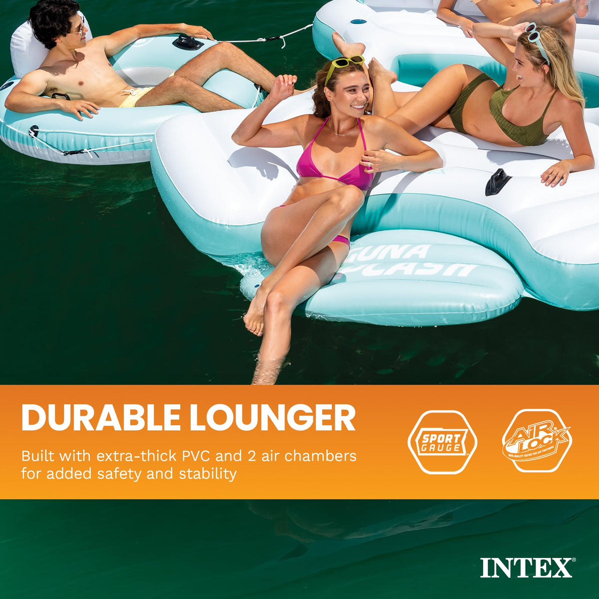 Inflatable Pool Island Raft V61058