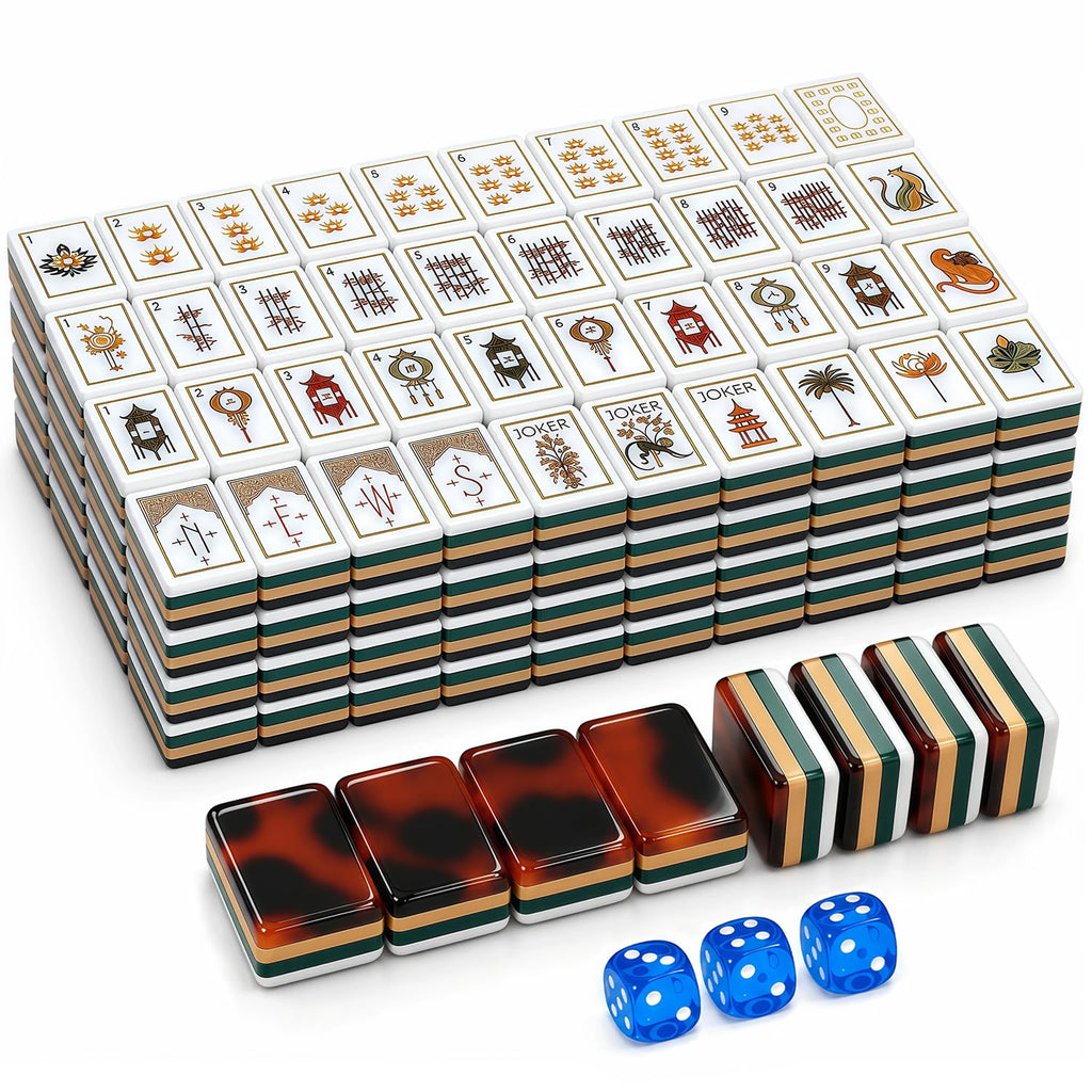 4 Layer Acrylic Mahjong Tile Set B3730