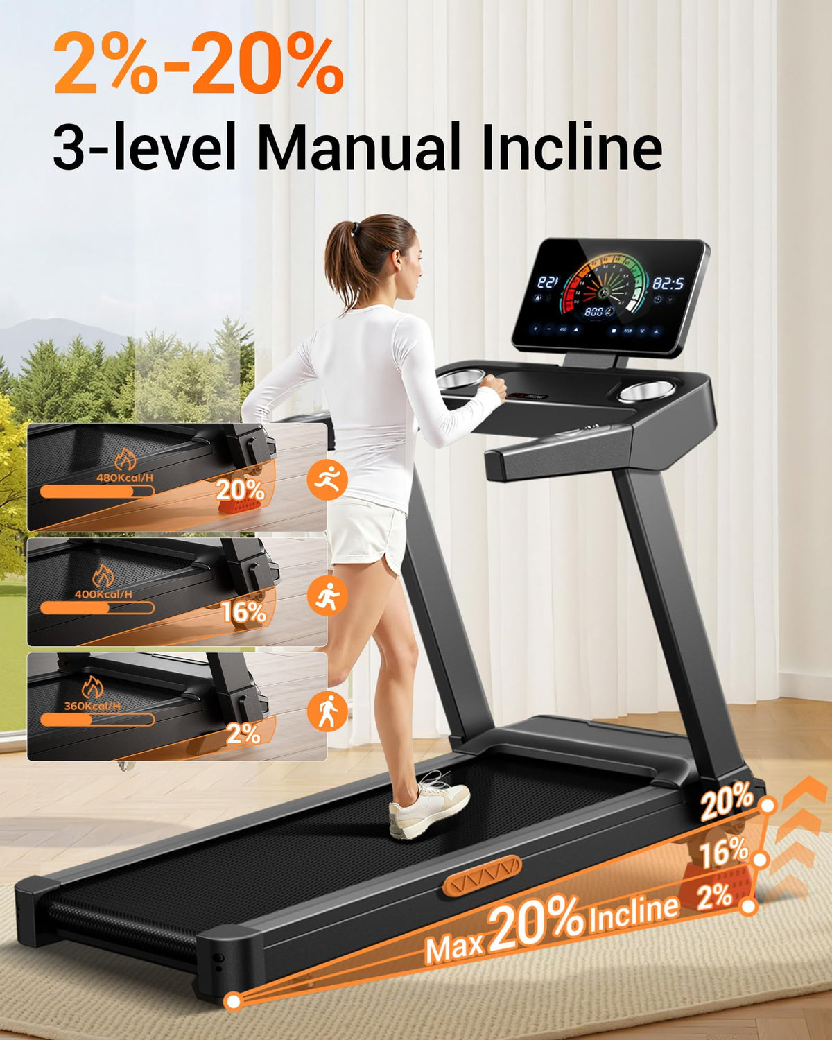 Treadmill with 20% Incline W782798