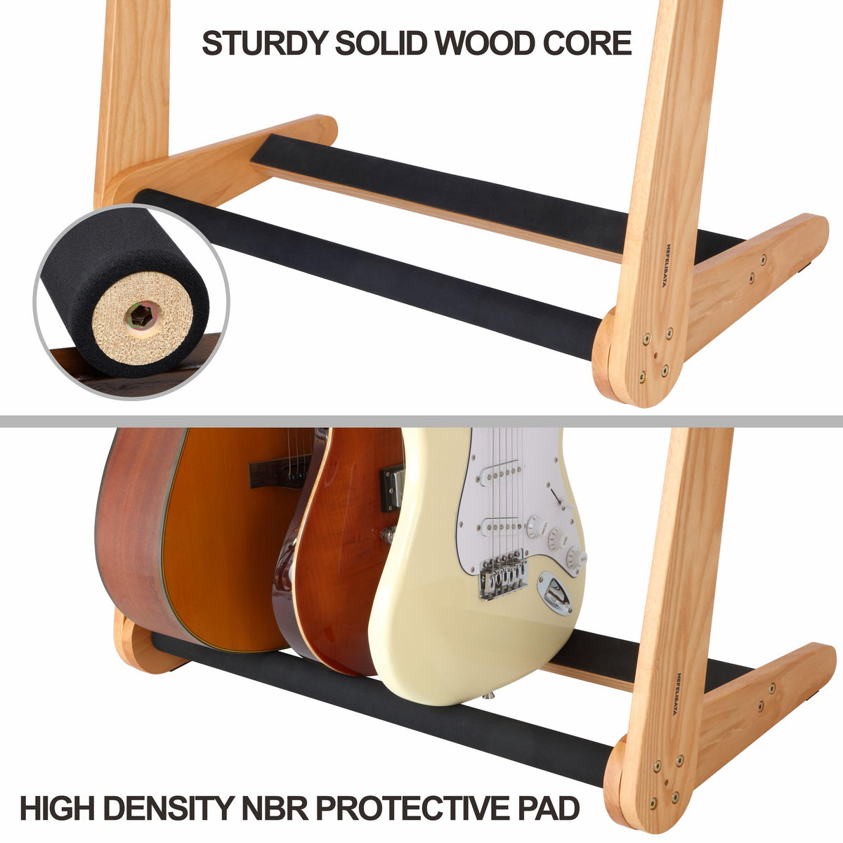 Wooden Guitar Stand 5 Stands X483077