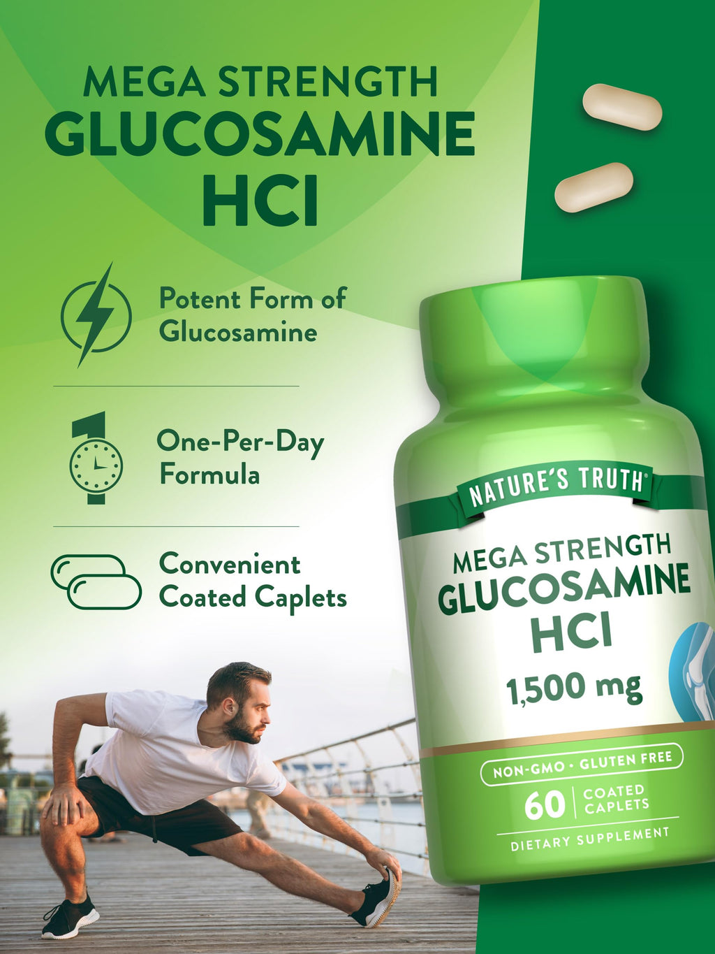 Glucosamine HCI 1500mg 60 Caplets R330