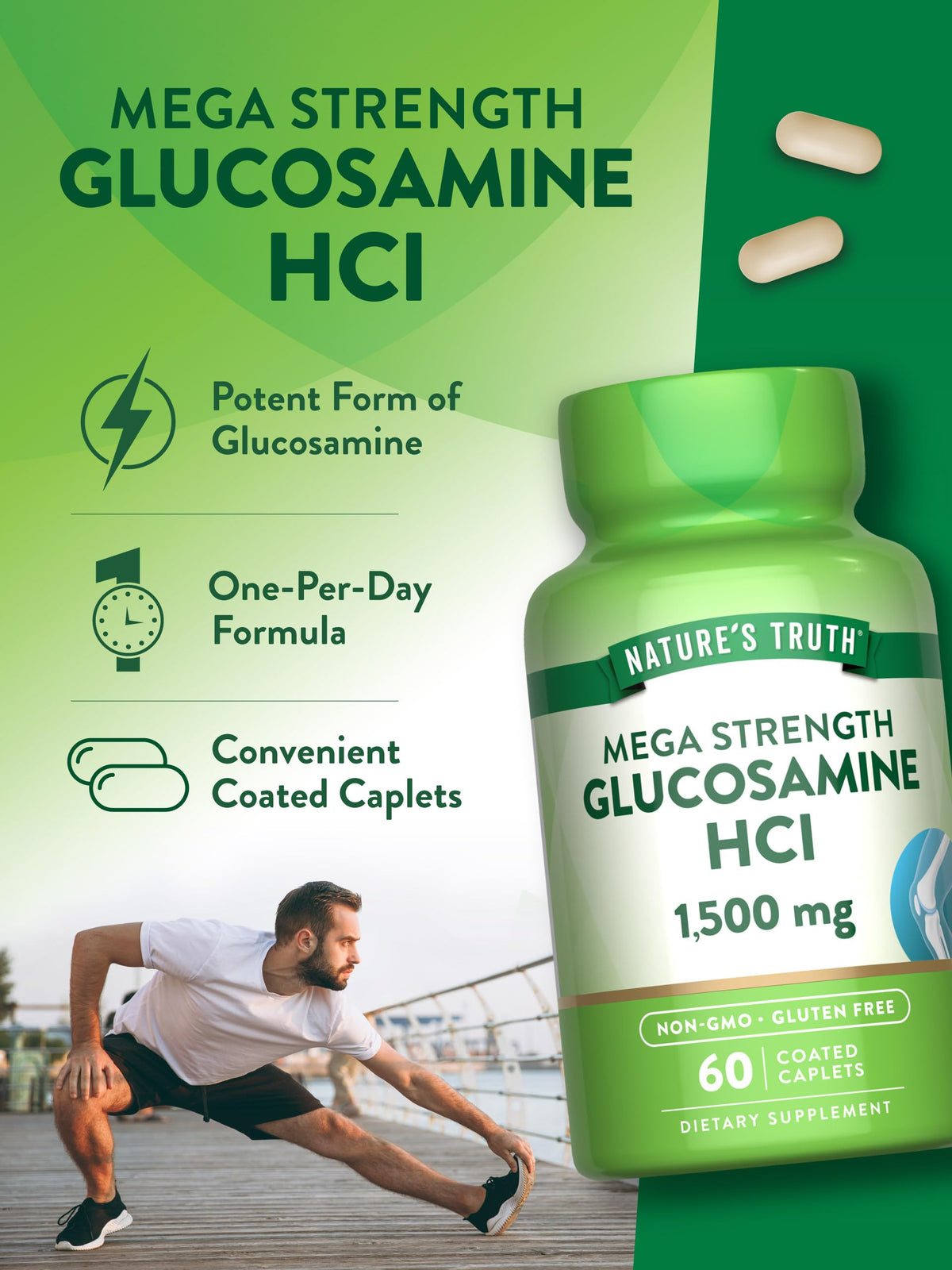 Glucosamine HCI 1500mg 60 Caplets R330