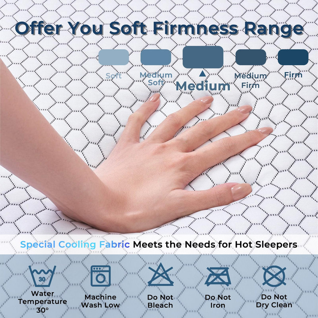 Foldable Mattress Medium Twin Size X533874