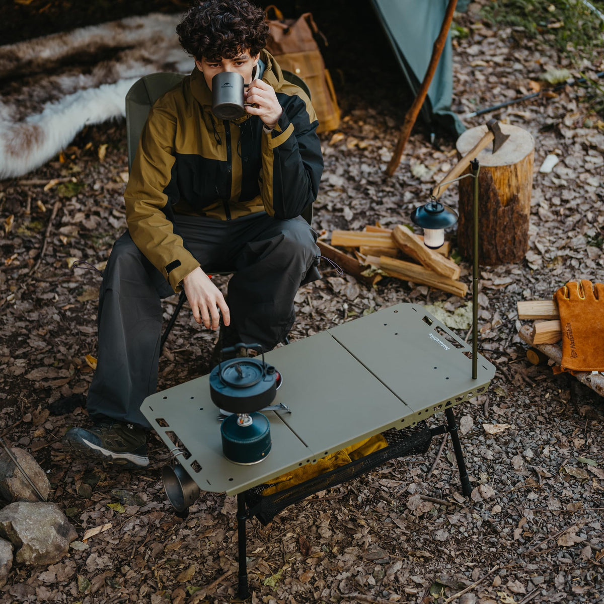 Adjustable Height Camping Table Y26282