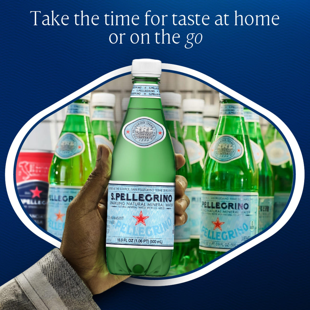 Sparkling Natural Mineral Water 16.9 Fl Oz Pack of 12 E805