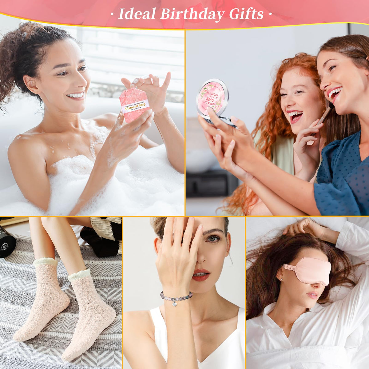 Pink 15 Pc Self Care Spa Gift Set D210