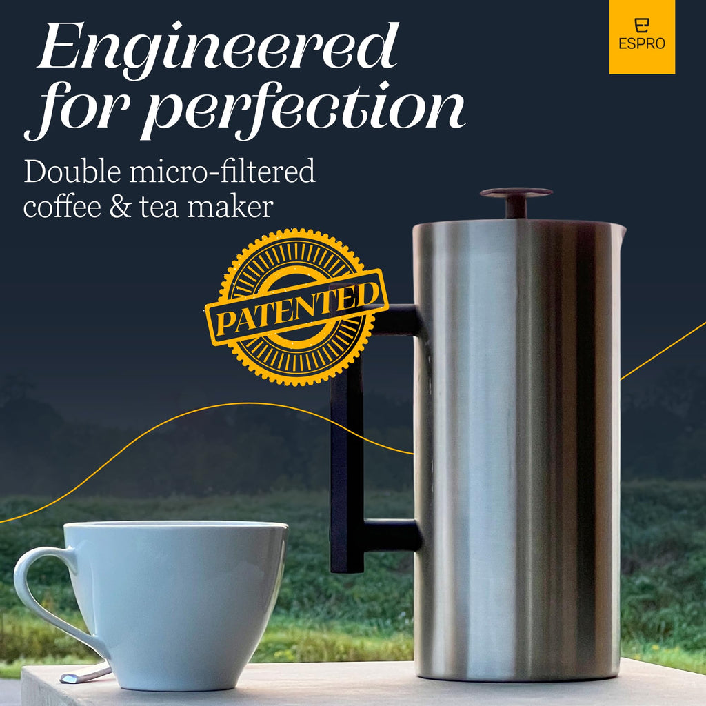 32oz Stainless Steel French Press H2418