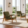 Boucle Upholstered Accent Chair Set of 2 K4099