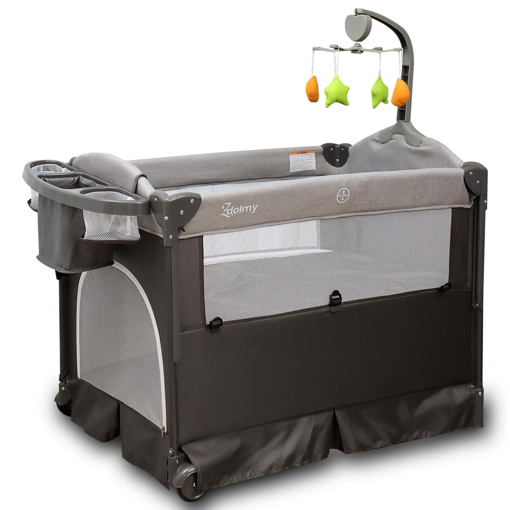 4-in-1 Pack and Play with Bassinet and Changing Table C703