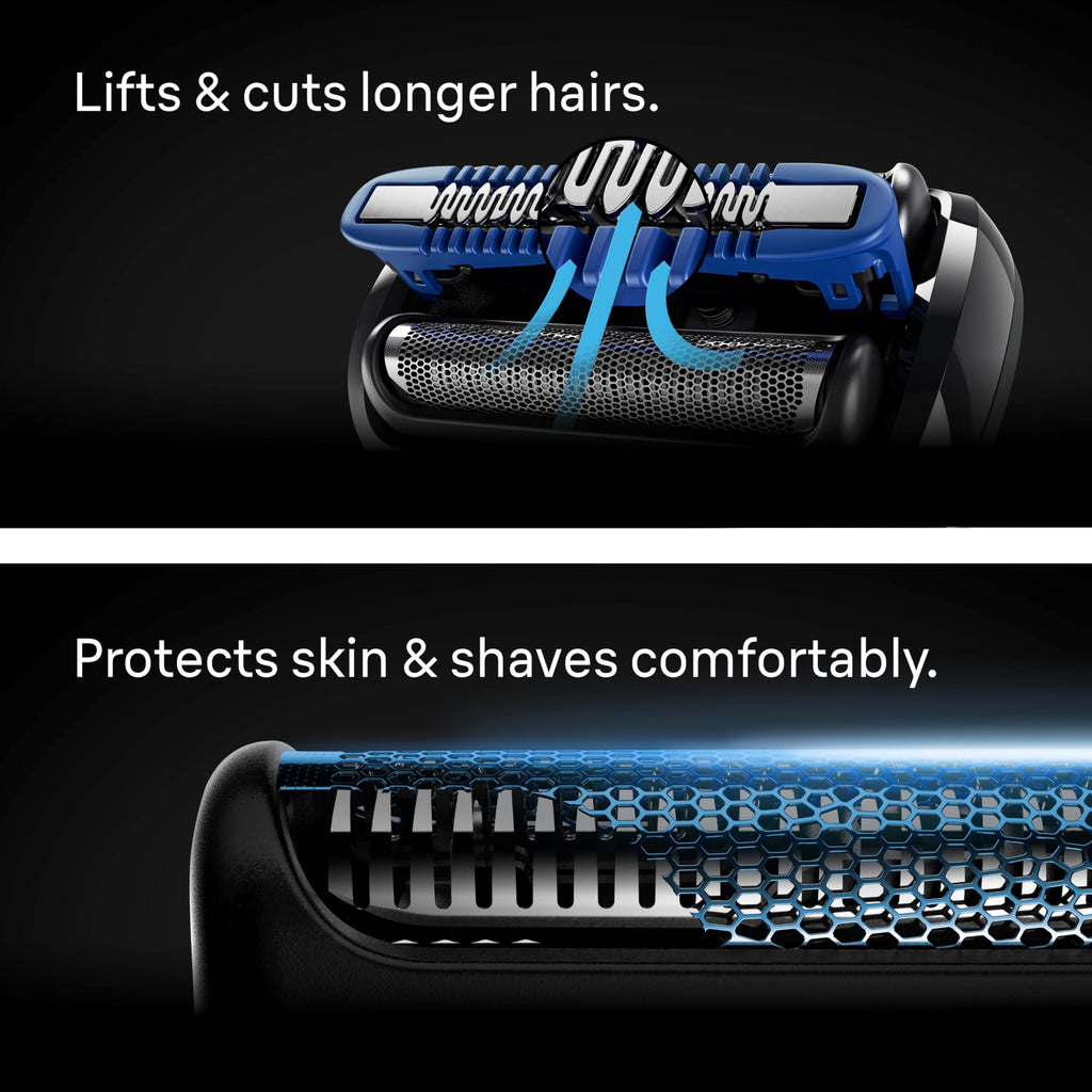 Electric Wet & Dry Foil Shaver with Travel Case B5244