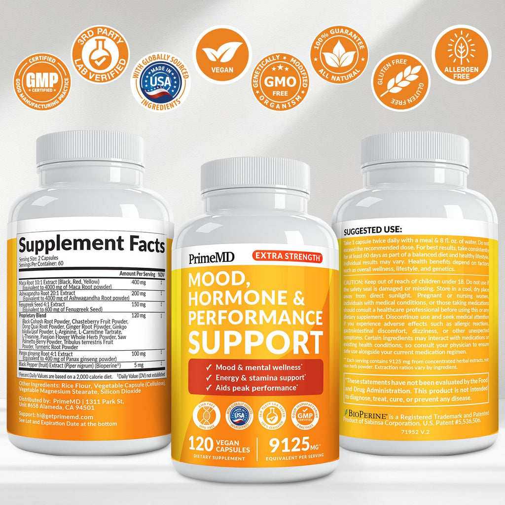 Peruvian Maca Root with Ashwagandha & Fenugreek 120ct H66662