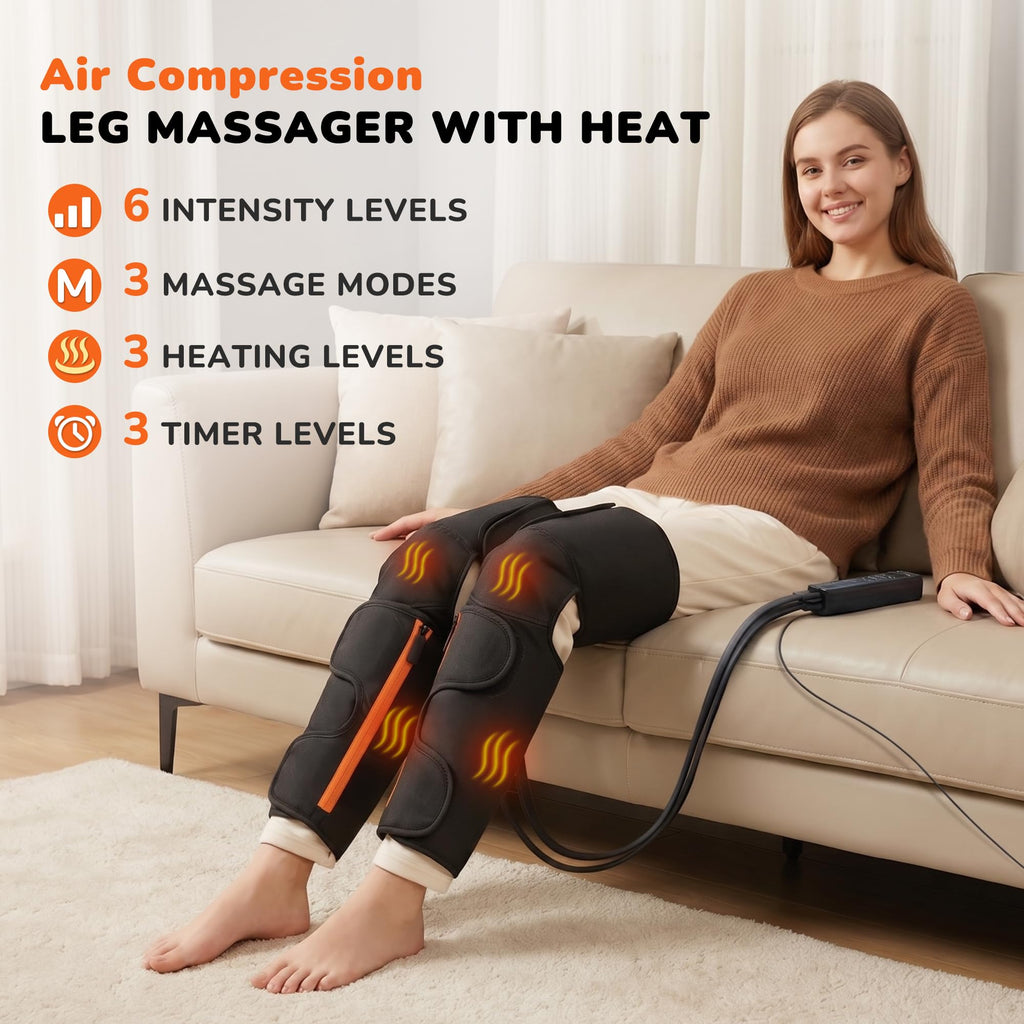 Air Compression Leg Massager with Heat K38113