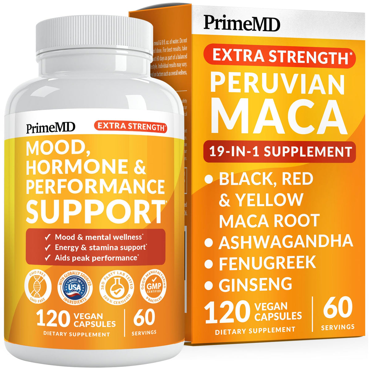 Peruvian Maca Root with Ashwagandha & Fenugreek 120ct H66662