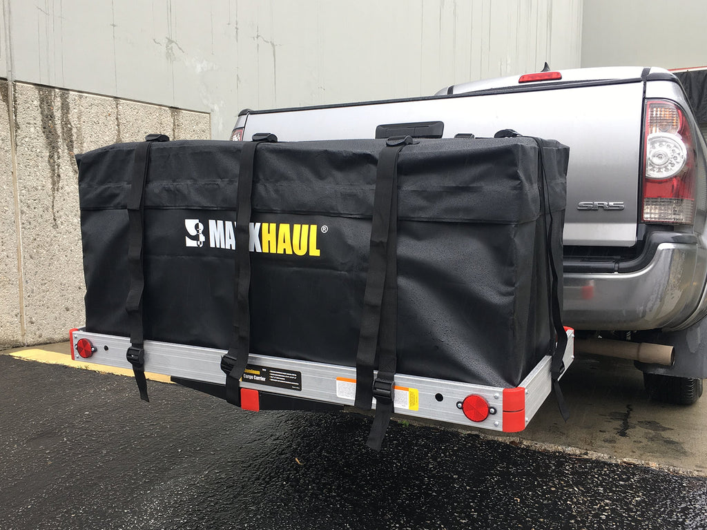 Aluminum Hitch Cargo Carrier with High Side Rails O4210