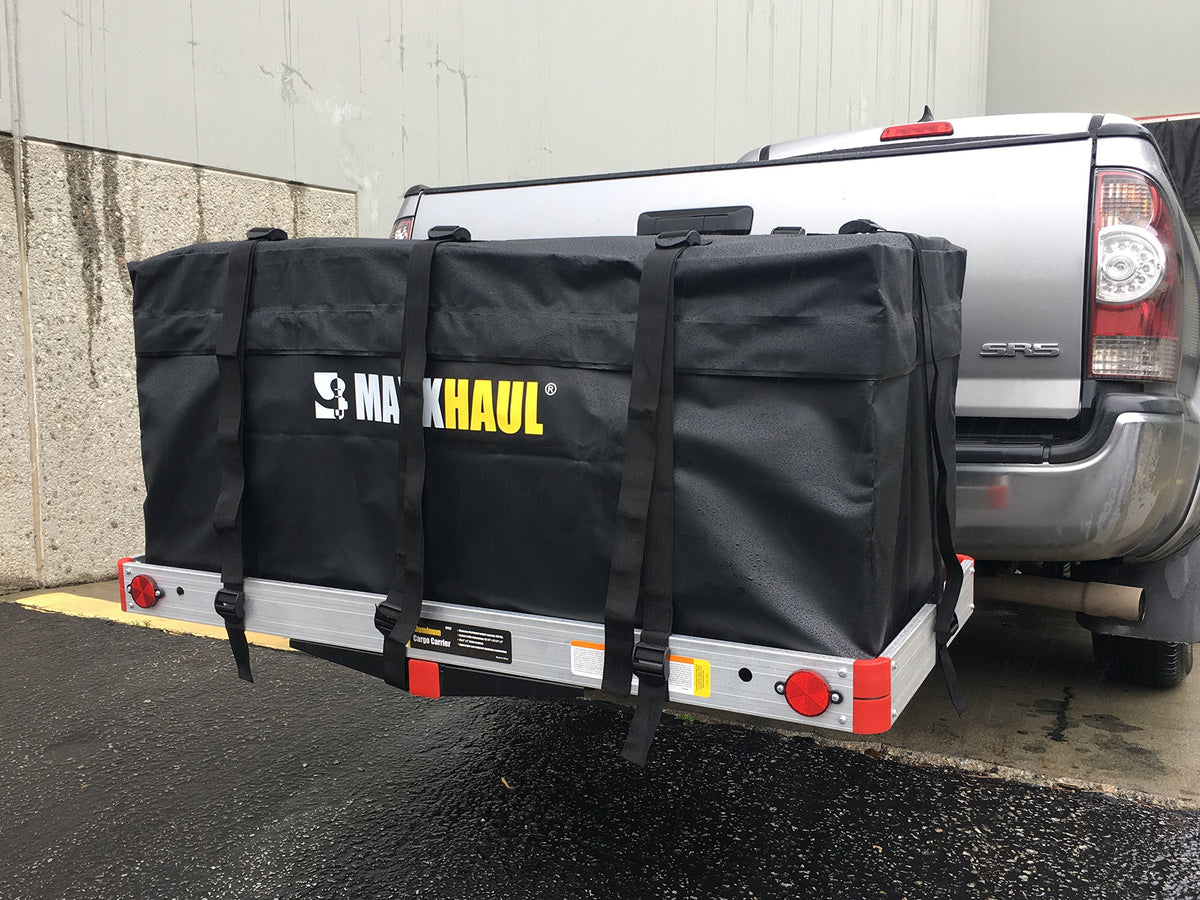 Aluminum Hitch Cargo Carrier with High Side Rails O4210