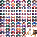 80 Pcs Dog Bow Ties Assorted Pattern N154