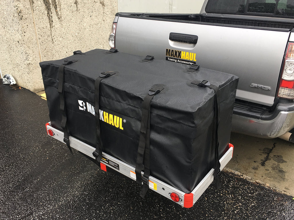 Aluminum Hitch Cargo Carrier with High Side Rails O4210